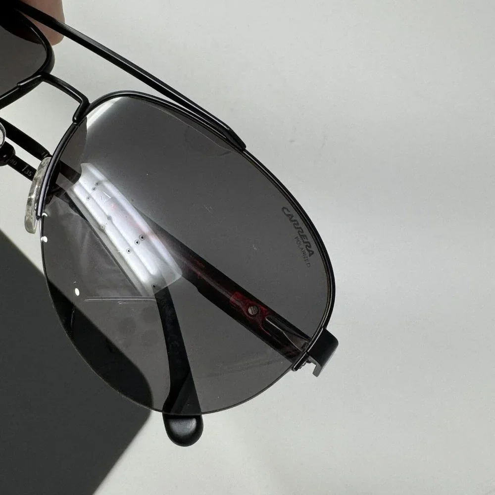 Carrera POLARIZED Sunglasses CA8030S 003M9 Matte Black .- Light Scratches - Picture 8 of 16